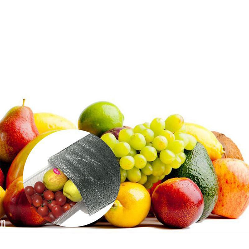 10 bucăți sac izolant de unică folosință, folie groasă de aluminiu pentru alimente, pungă de păstrare rapidă și proaspătă, pungă de izolare cu autocolant