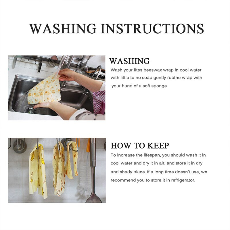 Újrafelhasználható méhviasz frissen tartó csomagolás zárt élelmiszer-csomagoló fólia vákuum élelmiszer tároló méhviasz friss ruha konyhai eszközök