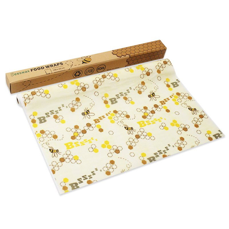 Újrafelhasználható méhviasz frissen tartó csomagolás zárt élelmiszer-csomagoló fólia vákuum élelmiszer tároló méhviasz friss ruha konyhai eszközök