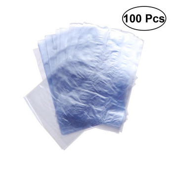 100/200 τεμ. Shrink Wrap Bags Πλαστική μεμβράνη Shrink Wrapping Bags for Soaps Bottles Bath Bombs Συσκευασία Καλάθια δώρων (10 X 15cm)