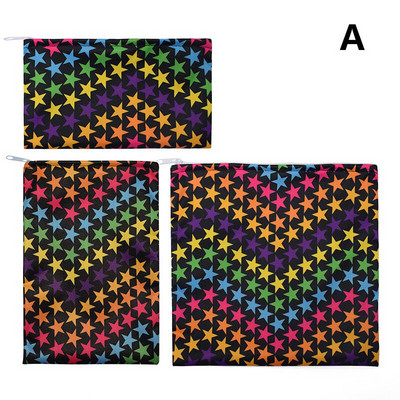 Комплект от 3 бр. Водоустойчиви торбички за хляб за многократна употреба, миещи се сандвичи, торбичка за обяд, опаковъчна чанта за храна за деца, училищни аксесоари за пътуване