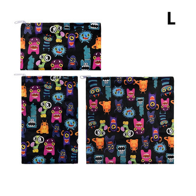 Комплект от 3 бр. Водоустойчиви торбички за хляб за многократна употреба, миещи се сандвичи, торбичка за обяд, опаковъчна чанта за храна за деца, училищни аксесоари за пътуване