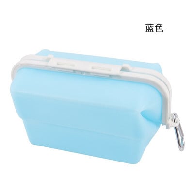 Cutie reutilizabilă de depozitare a alimentelor din silicon, pentru păstrarea în stare proaspătă a fructelor, tocătoarea pentru legume, sac pliabil pentru depozitare, frigider, încălzire cu microunde