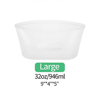 Silikoninis maisto maišelis su užtrauktuku, daugkartinis, šviežiai laikomas maišelis, puodelis Šviežias maišelis su užtrauktuku užrakinamas maisto laikymo krepšys, šviežias įvyniojimas, nepralaidūs indai