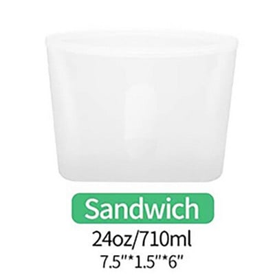 Silikoninis maisto maišelis su užtrauktuku, daugkartinis, šviežiai laikomas maišelis, puodelis Šviežias maišelis su užtrauktuku užrakinamas maisto laikymo krepšys, šviežias įvyniojimas, nepralaidūs indai