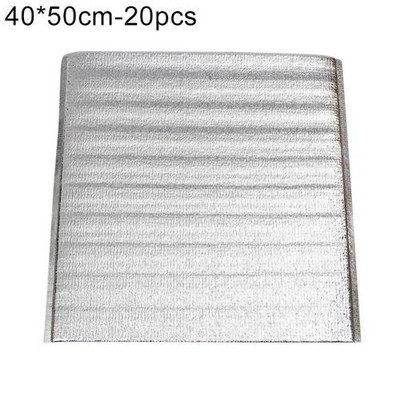 20vnt termoizoliuoti maišeliai vienkartiniai šilumos izoliaciniai pietų maišeliaiS aliuminio folijos vienkartinis maisto pristatymo maišelis