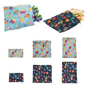 3 vnt/rinkinys Daugkartiniai maisto laikymo maišeliai Neperšlampami šaldiklio maišeliai Daugkartiniai sumuštinių maišeliai Užkandžių maišelis Pietūs duonos maišelis maisto konteineriui