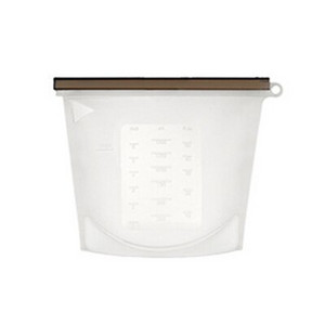 Silikagelio šviežumo apsaugos pakuotė 500 ml 1000 ml 1500 ml maisto subpakavimo užtrauktukas maišelis Šaldytų maisto produktų laikymo silikoninis maišelis