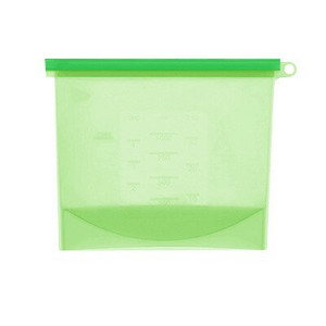 Silikagelio šviežumo apsaugos pakuotė 500 ml 1000 ml 1500 ml maisto subpakavimo užtrauktukas maišelis Šaldytų maisto produktų laikymo silikoninis maišelis