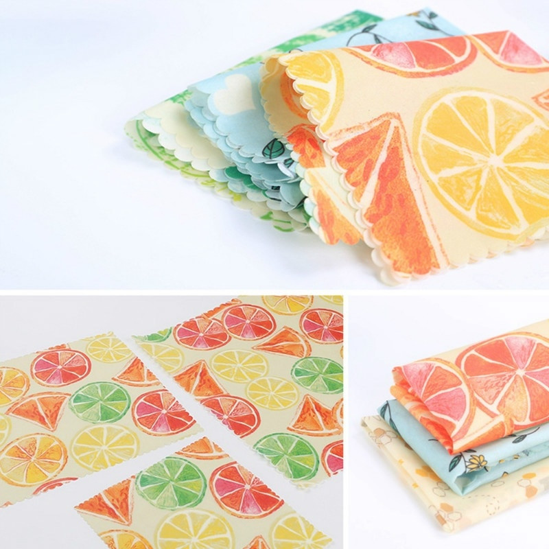 Bičių vaško audinys, gaivą išlaikantis popierius Šviežią išlaikantis audinys maisto pakavimo popierius Daugkartinis bičių vaško audinys vaisių laikymo maisto įvyniojimai