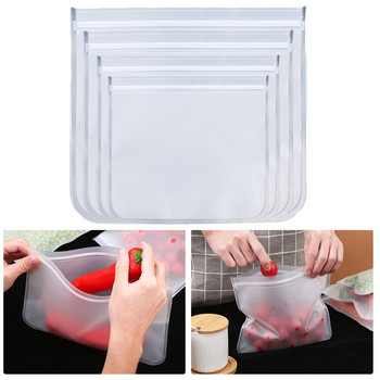 S-XL Τσάντα αποθήκευσης τροφίμων σιλικόνης EVA Food Φρέσκα διατηρούμενη μη τοξική τσάντα κατάψυξης άγευστη στεγανή σακούλα με προστασία από διαρροές Εργαλεία κουζίνας