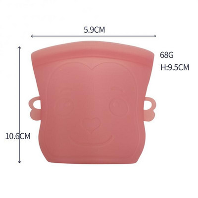 Szilikon élelmiszer-tartósító táska Frissen tartó szilikon élelmiszertároló táska főzéstartós zacskó Hűtőszekrény tároló tejzsák