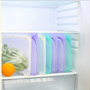 Επαναχρησιμοποιούμενες τσάντες αποθήκευσης σιλικόνης ποιότητας τροφίμων Cook Store Sous Vide Freeze Αδιάβροχο στο πλυντήριο πιάτων Ασφαλές για το περιβάλλον