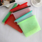 Újrafelhasználható tartósító táska légmentesen záródó cipzáras tároló táska fagyasztva gőzben, mikrohullámú sütőben főzéshez