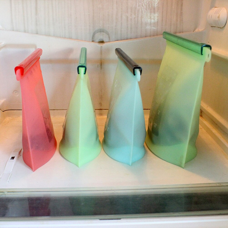 Újrafelhasználható tartósító táska légmentesen záródó cipzáras tároló táska fagyasztva gőzben, mikrohullámú sütőben főzéshez