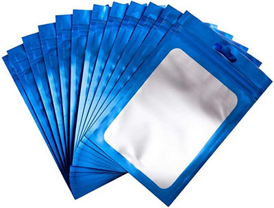 100 db matt fekete alumínium fólia cipzáras csomagoló táska visszazárható markolat cipzár Mylar tasak kis tasakok élelmiszer minta táskák