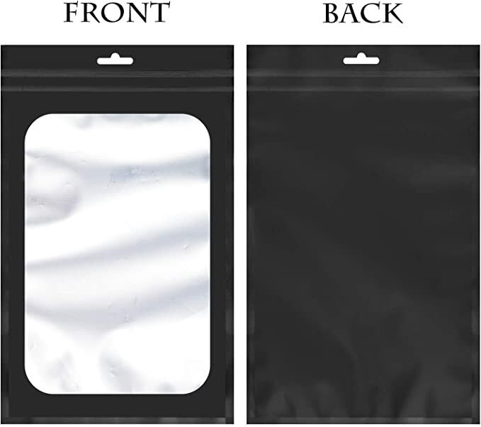 100 db matt fekete alumínium fólia cipzáras csomagoló táska visszazárható markolat cipzár Mylar tasak kis tasakok élelmiszer minta táskák