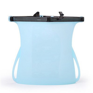 6 bucăți/lot saci portabile creative din silicon, pungi reutilizabile pentru depozitarea alimentelor, containere cu sigiliu, ustensile de bucătărie versatile de uz casnic