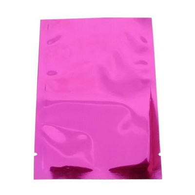 100 tk vaakumtihendaja alumiiniumfoolium Mylar kotid multifunktsionaalsed toidu hoiukotid lillad avatud ülaosaga lamedad kommid suupisted pulmakotid