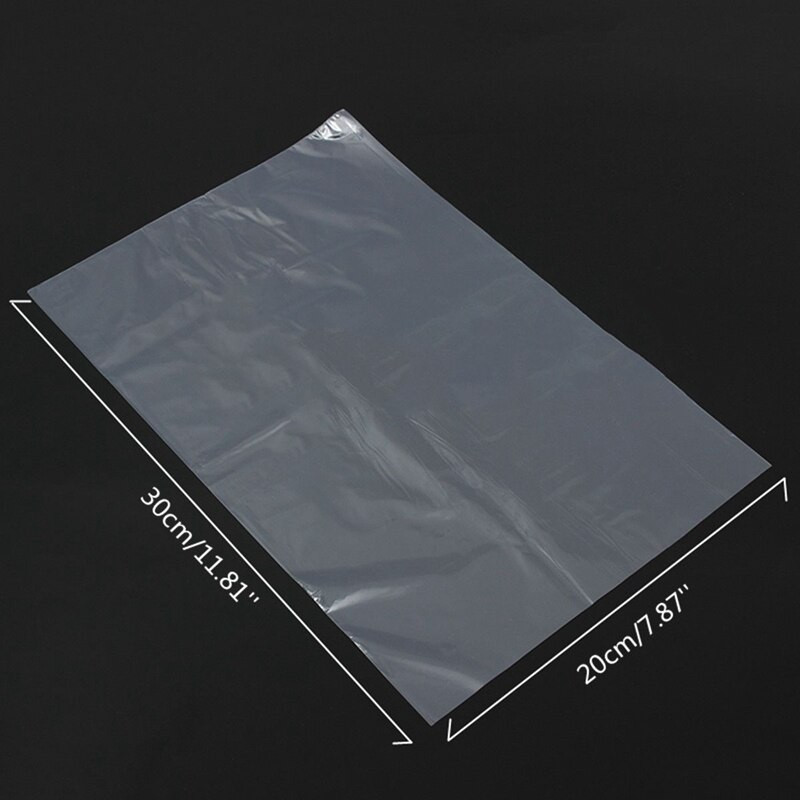 Nagy üzlet 100 db PVC hőre zsugorodó csomagolótasak lapos lezárású ajándékcsomagolás 8 hüvelyk x 12 hüvelyk