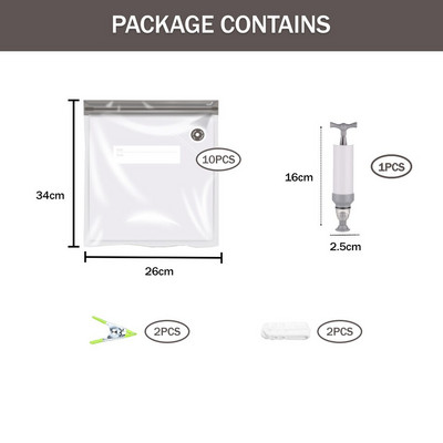 10/15/20 vnt maišelių rinkiniai Daugkartinio naudojimo maisto saugojimo vakuuminiai maišeliai Šviežiai išlaikomas sandarinimo konteineris su vakuuminiu rankiniu siurbliu Virtuvės organizavimas