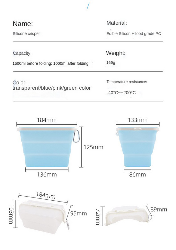 Šaldytuvo silikoniniai maišeliai maistui laikyti