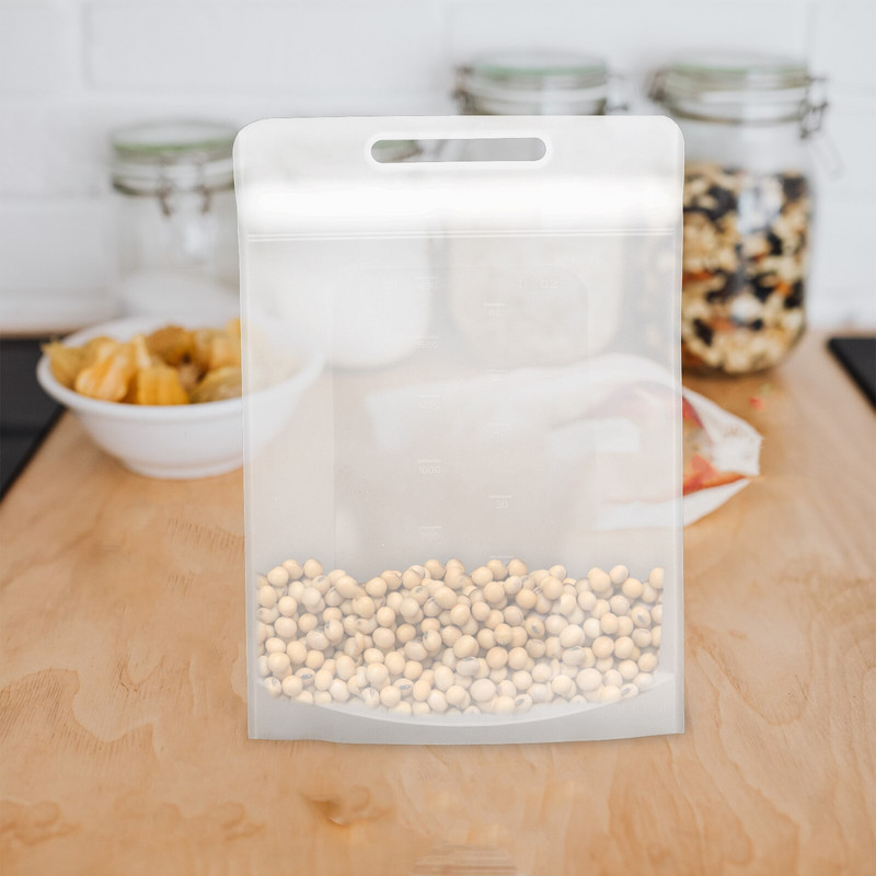 4 vnt. Daugkartinio naudojimo šaldiklio maišelis Daugiafunkcis maišelis, skirtas namų apyvokos maisto priedui