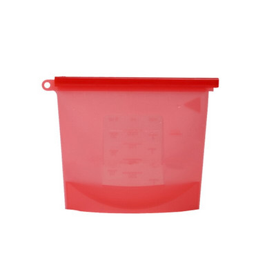 Silikonska vrećica za pohranu hrane za višekratnu upotrebu Nepropusni zatvoreni spremnici Vrećice za svježe voće Povrće Tekućina Organizator za meso Kuhinjski pribor