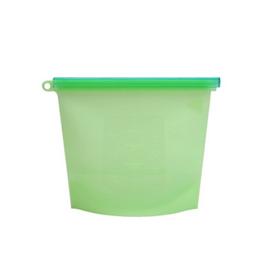 Silikonska vrećica za pohranu hrane za višekratnu upotrebu Nepropusni zatvoreni spremnici Vrećice za svježe voće Povrće Tekućina Organizator za meso Kuhinjski pribor