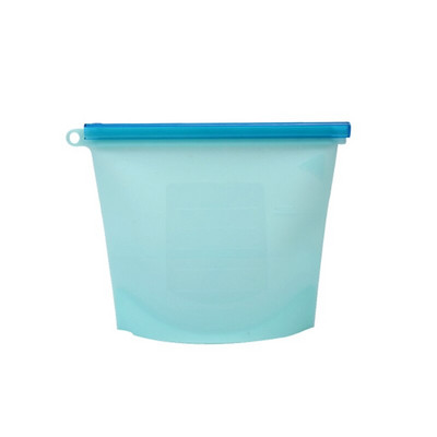 Silikonska vrećica za pohranu hrane za višekratnu upotrebu Nepropusni zatvoreni spremnici Vrećice za svježe voće Povrće Tekućina Organizator za meso Kuhinjski pribor