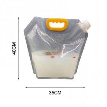 1,5/2,5/5L Stand-up Plastic Drink Packaging Bag Pouch Pouch for Beer Beverage Liquid Juice Milk Coffee DIY Kitchen Packaging Bag