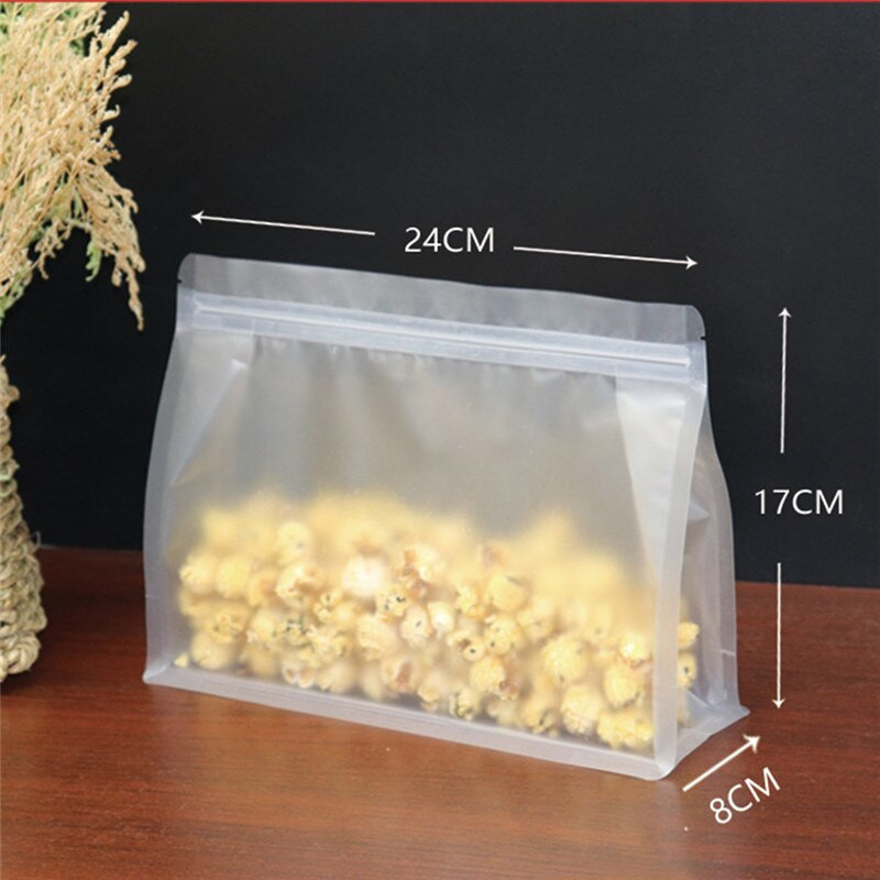 Önzáró, vastag élelmiszertároló táska, újrafelhasználható otthoni kültéri használatra, hordozható, felálló gabonák, harapnivalók csomagolása hordtáskák, konyhai eszközök