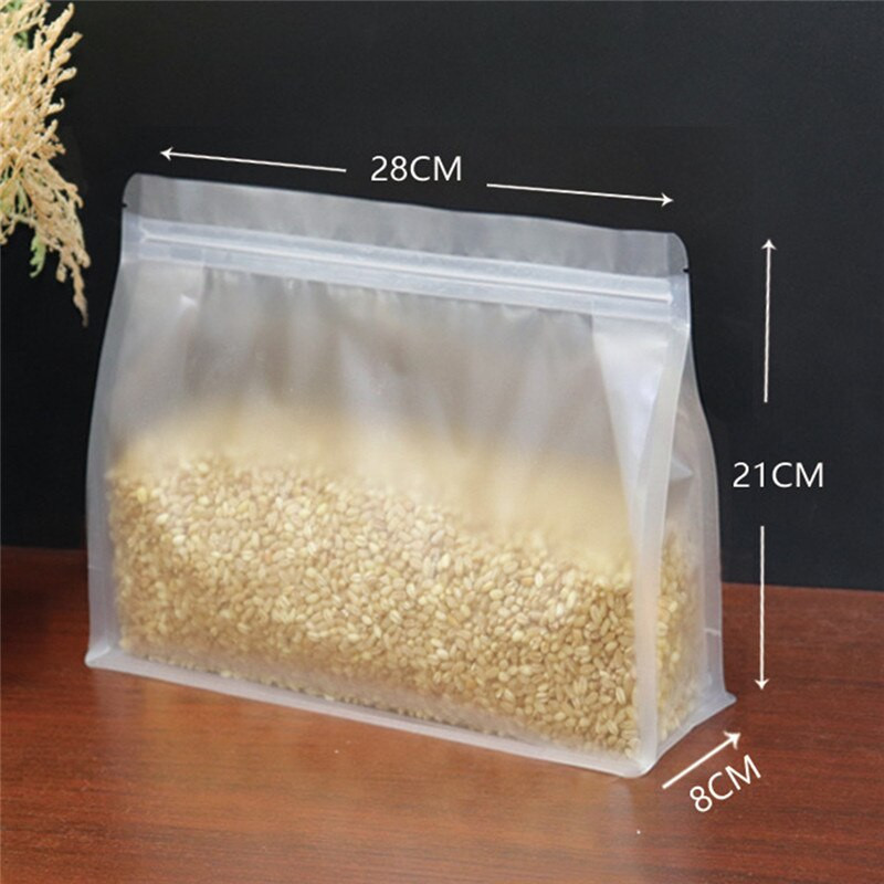 Önzáró, vastag élelmiszertároló táska, újrafelhasználható otthoni kültéri használatra, hordozható, felálló gabonák, harapnivalók csomagolása hordtáskák, konyhai eszközök