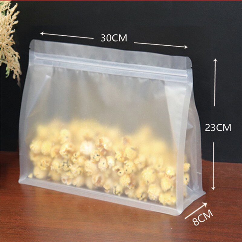 Önzáró, vastag élelmiszertároló táska, újrafelhasználható otthoni kültéri használatra, hordozható, felálló gabonák, harapnivalók csomagolása hordtáskák, konyhai eszközök