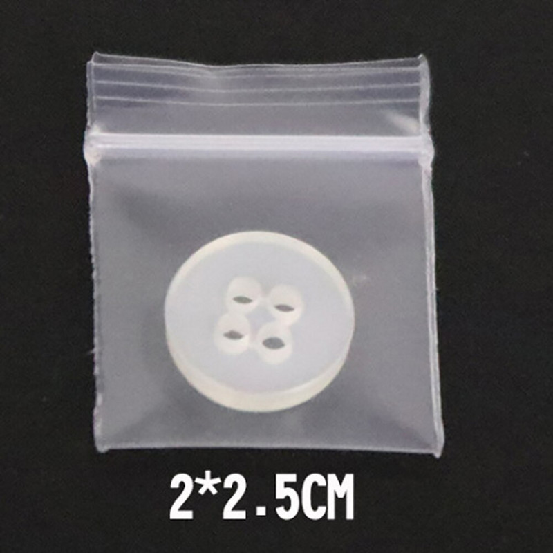 200 de bucăți saci din plastic cu fermoar cu fermoar, pungi de depozitare a fructelor pentru alimente pentru pungi groase, transparente, reînchideți, pentru ambalare proaspătă