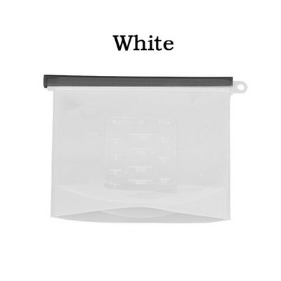 4 DB Konyhai élelmiszerlezáró tároló táska szilikon élelmiszer tartósító táska hűtőszekrény Friss táska Mikrohullámú fűtés Sokoldalú főzés