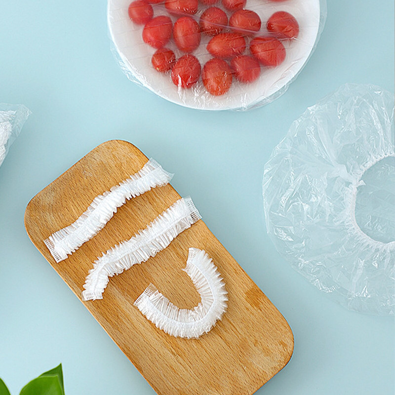 100 buc. Frigider ambalaj pentru alimente proaspete Film de păstrare a alimentelor Material sigur folosit pe scară largă Pungă proaspătă Alimente Conservarea fructelor Confortabil