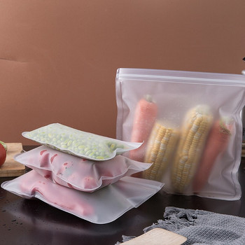 Δοχεία αποθήκευσης τροφίμων κατηγορίας παγωμένου φαγητού Αδιάβροχα δοχεία Επαναχρησιμοποιήσιμα Stand Up Τσάντα με φερμουάρ Κύπελλο Φρέσκια τσάντα Τσάντα αποθήκευσης τροφίμων