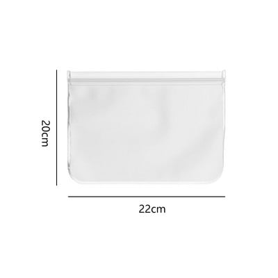 Fagyasztott élelmiszer-minőségű élelmiszer-tároló konténerek Szivárgásmentes tárolóedények Újrafelhasználható, álló, cipzáras táska csésze Friss zacskó élelmiszer-tároló táska