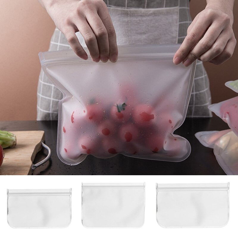 Fagyasztott élelmiszer-minőségű élelmiszer-tároló konténerek Szivárgásmentes tárolóedények Újrafelhasználható, álló, cipzáras táska csésze Friss zacskó élelmiszer-tároló táska