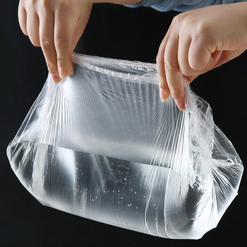 50/100 τμχ Πλαστικές σακούλες Κάλυμμα μεμβράνης μιας χρήσης Κάλυμμα Ψυγείου Φρέσκα Διατήρησης Τροφίμων Περιτύλιγμα Ελαστικό Καπάκι Τροφίμων
