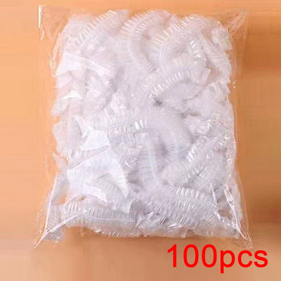 100 tk ühekordselt kasutatav toidukate plastpakendiga köök värske säilituskott Reguleeritav puuviljakate köögis suletud säilitus