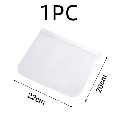 100 tk ühekordselt kasutatav toidukate plastpakendiga köök värske säilituskott Reguleeritav puuviljakate köögis suletud säilitus