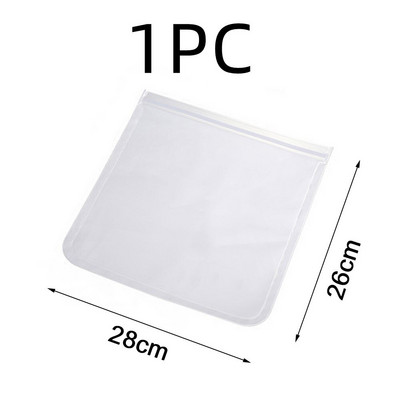 100 tk ühekordselt kasutatav toidukate plastpakendiga köök värske säilituskott Reguleeritav puuviljakate köögis suletud säilitus