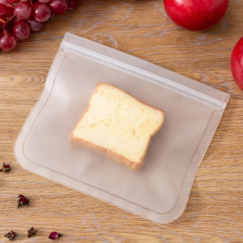 Φορητό ψυγείο 1 τεμ. Φρέσκιες σακούλες τροφίμων Σφράγιση φρέσκια τσάντα Αυτοσφραγισμένη φρέσκια PEVA Διαφανής οργάνωση κουζίνας