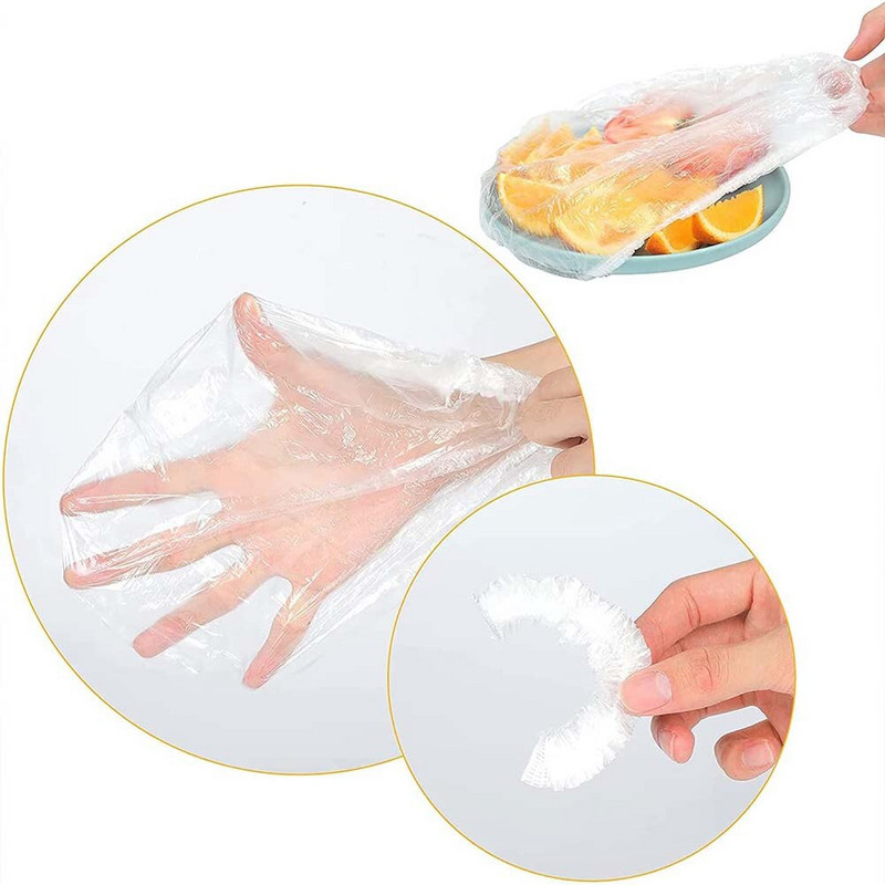 50/100 vnt šviežių laikymo maišelių Daugkartinis elastingas maisto vaisių taupymo dangtelis dubenims.