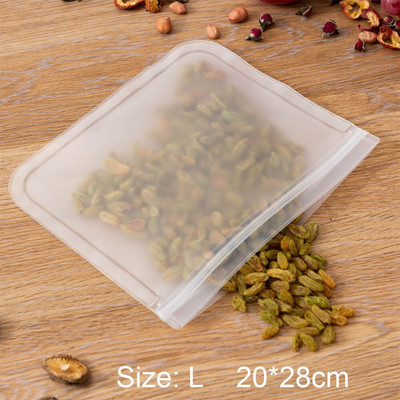 Силиконова чанта за съхранение на храна EVA Многократна чанта с цип и затворена чанта Непропускливи контейнери Свежа чанта Чанта за съхранение на храна Fresh Wrap Ziplock