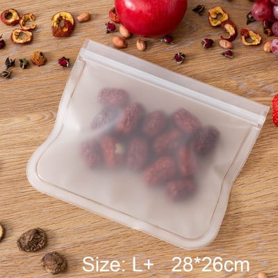 Силиконова чанта за съхранение на храна EVA Многократна чанта с цип и затворена чанта Непропускливи контейнери Свежа чанта Чанта за съхранение на храна Fresh Wrap Ziplock