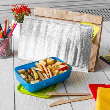 Θερμικές σακούλες με μόνωση τσάντας Θήκη τροφίμων Foil sandwich Insulation Box Επένδυση μιας χρήσης Μεσημεριανό Αλουμίνιο Hot Take Mailers Αποστολή