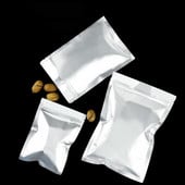 100 de bucăți sac de sigilare în vid, duritate bună, cu gură de lacrimă dublă, folie de aluminiu, etanș, mai gros, sac de vid pentru alimente, instrument de coacere